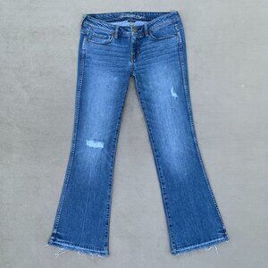 American Eagle Outfitters Stretch Vintage Flare Low Rise Jeans Sz8